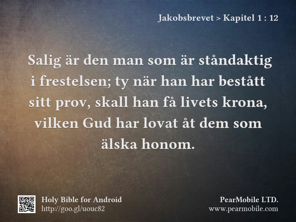 Jakobsbrevet, Kapitel 1:12